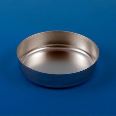 GLOBE SCIENTIFIC Aluminum Weighing Dish, 28mm With Tab, 0.3g/8mL Capacity, Crimped Sides, 500/Pack 8309